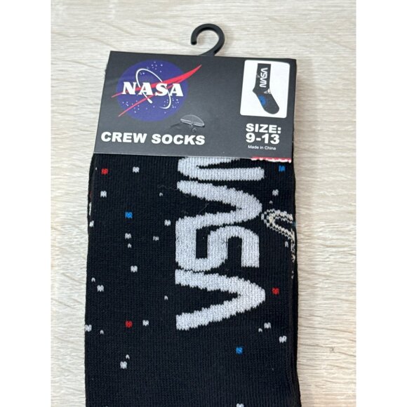 Nasa Socks Crazy Fun Graphic Novelty Dad Gift Wacky Silly Odd Cool Wild Mens - Picture 2 of 4